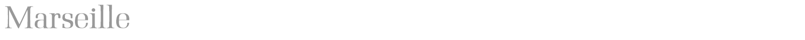 Marseille font preview